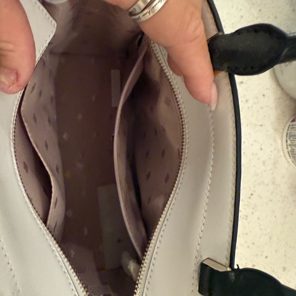 Kate Spade Cream Satchel Bag